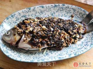 Garlic Rice with Black Bean Sauce and Chopped Pepper Fish recipe