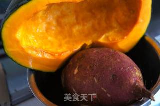 Steamed Japanese Gourd Sweet Potatoes recipe