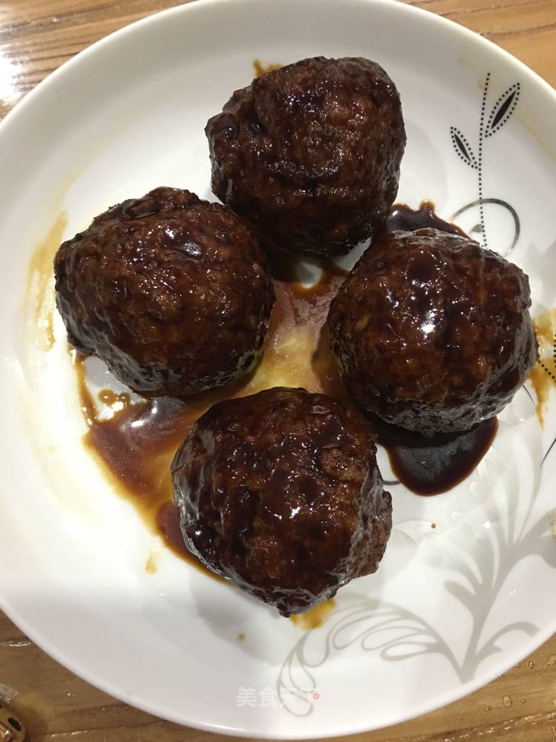 Meat Ball with Soy Sauce recipe