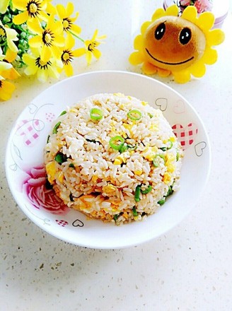 Fried Rice with Empty Vegetable and Egg