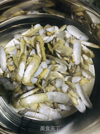Stir-fried Razor Clams recipe