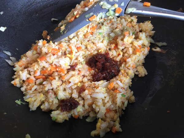 Fried Rice with Foie Gras and Egg with Xo Sauce recipe