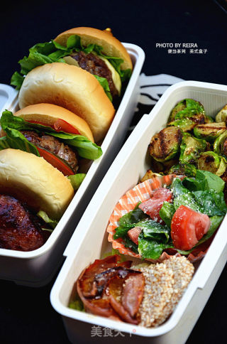 Mini Beef Burger Opens Gourmet Lunch Box recipe