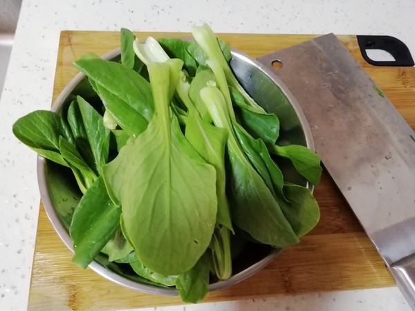 Stewed Beef Balls with Green Vegetables recipe