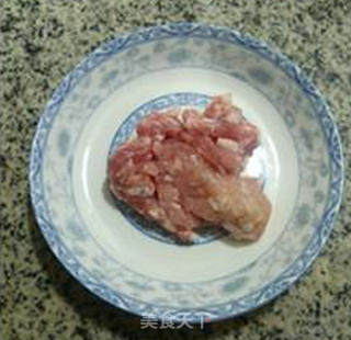 Stir-fried Oat Pimple with Minced Meat and Shiitake Mushrooms recipe