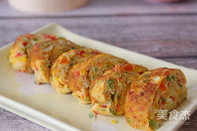 Colorful Quail Egg Rolls recipe