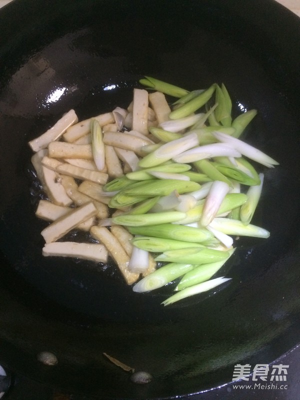 Bacon Stir-fried Garlic recipe