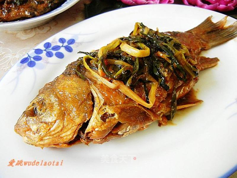 Scallion Crucian Carp recipe