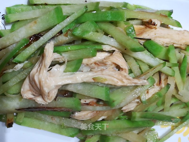 Fried Yuba with Radish recipe