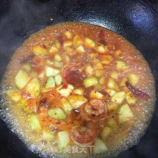 Fish Fragrant Loofah Shrimp and Egg recipe