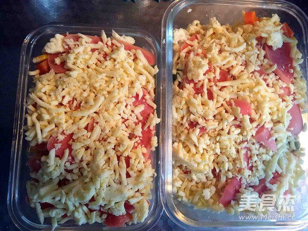 Baked Rice with Ham and Cheese recipe