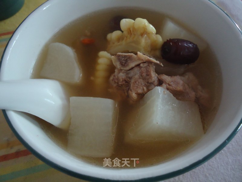 White Radish Ribs Soup recipe