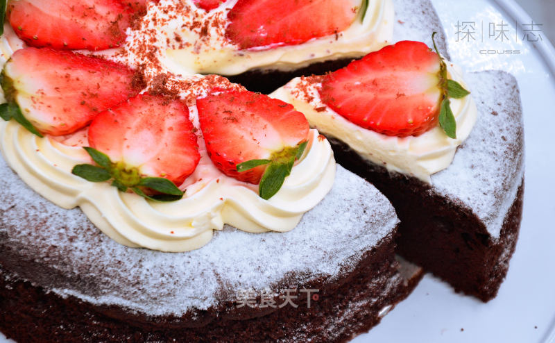 Chocolate Strawberry Cake recipe