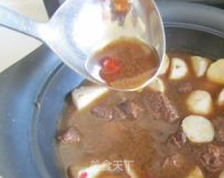 Taro Beef Brisket Claypot recipe