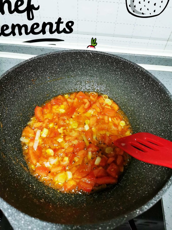 Tomato and Vegetable Kumpling Soup recipe