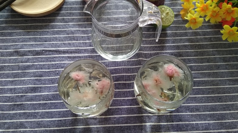 Lime Mint Sakura Tea Afternoon Tea recipe