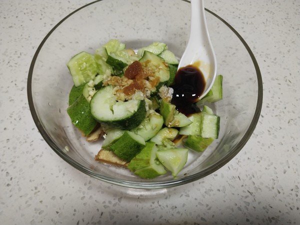 Cucumber Vegetarian Chicken (not Spicy Version) recipe