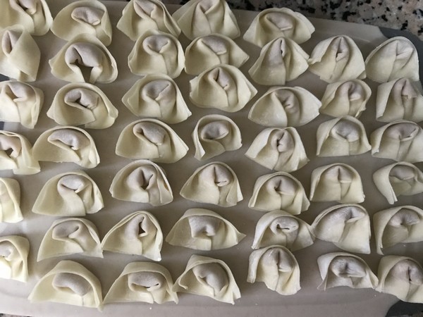 Mushroom Chicken Wonton recipe