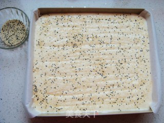 Sesame Cube Cake recipe