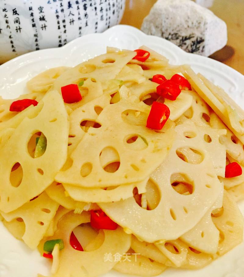 Fried Lotus Root Slices recipe