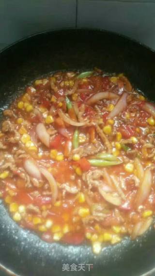 Black Pepper Beef Tenderloin Noodle recipe