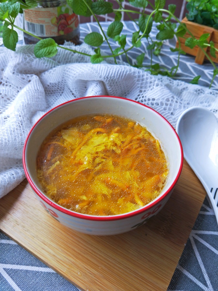 Cordyceps Flower Egg Flower Soup recipe