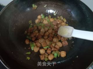 Fried Tofu with Winter Squash and Fish Balls recipe