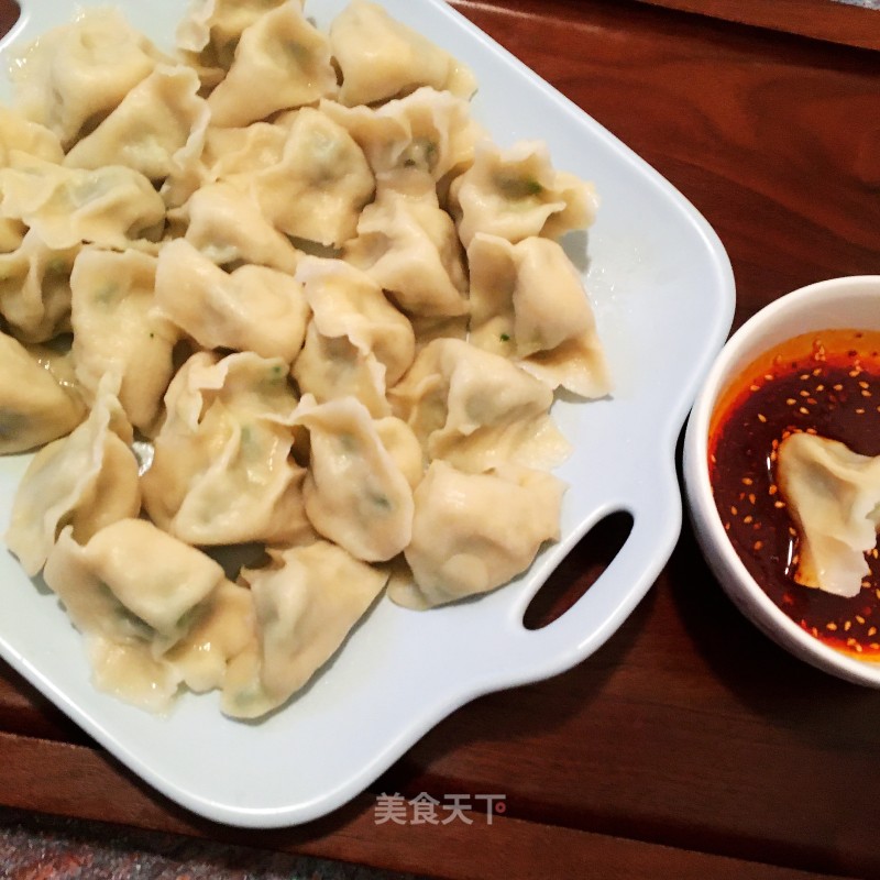 Leek Pork Dumplings recipe