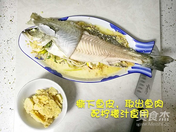 French Salt-baked Sea Bass recipe