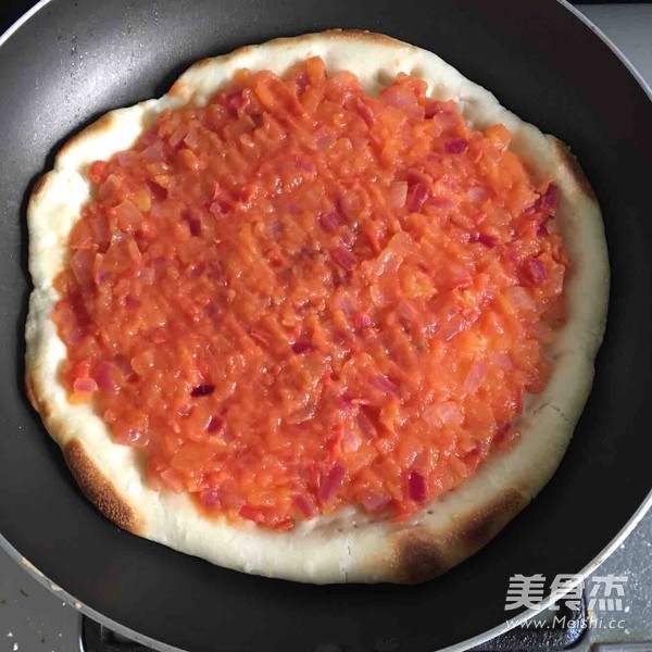 Pan Seafood Pizza recipe