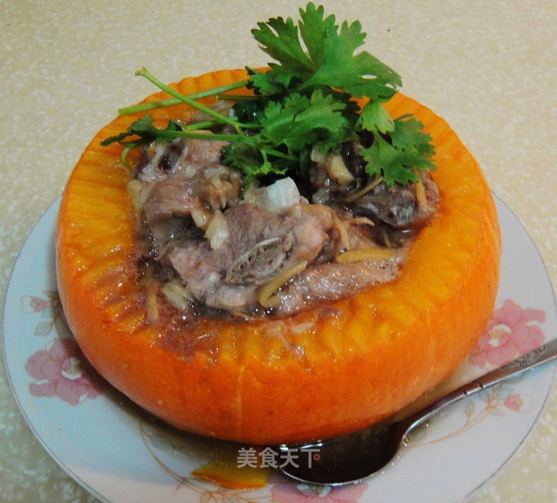 Steamed Pork Ribs with Pumpkin Drum Sauce recipe