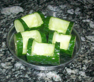 Cucumber Stuffed Fresh Shrimp recipe