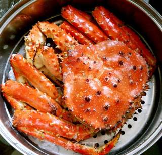 Steamed King Crab recipe