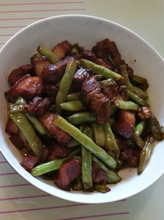 Roast Pork with String Beans recipe