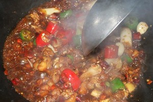 Sauce Fried Frog recipe