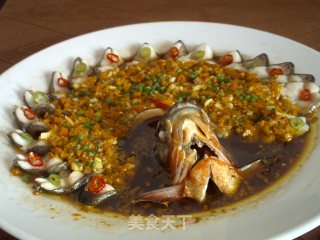 [put Your Steamed Service] "yellow Chopped Pepper Steamed Fish"---golden Spear's Wings recipe