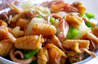 Seasonal Vegetable Squid Stew recipe