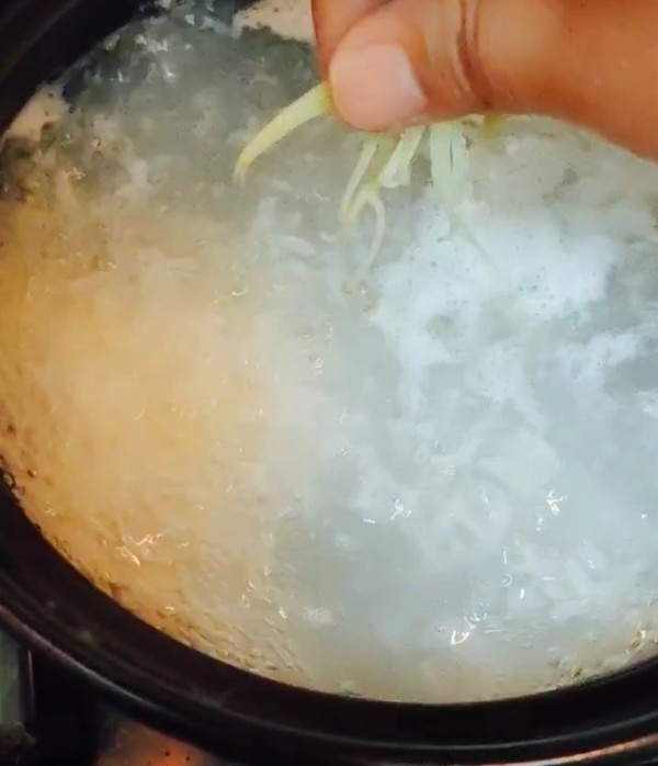 Congee with Preserved Egg and Lean Meat recipe