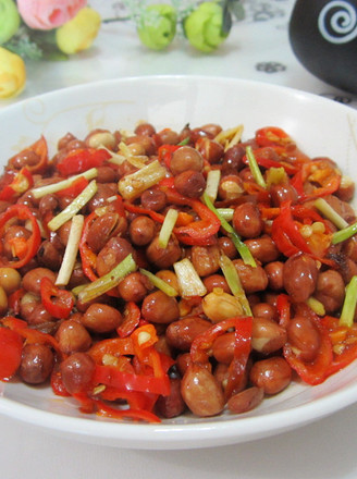 Spicy Fried Peanuts recipe