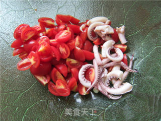 Basil Fresh Squid Noodle recipe