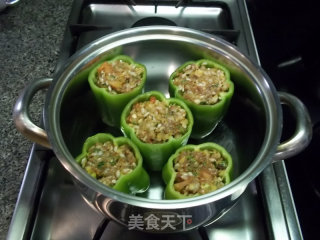 Turkish Style Stuffed Green Peppers recipe