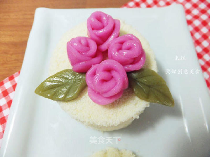 Beautiful, Healthy and Unique Taste-----rice Cake Cake recipe