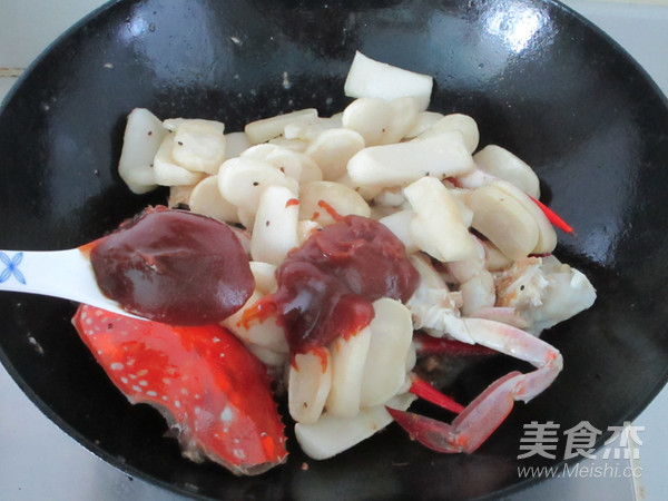 Soy Sauce Rice Cake Crab recipe