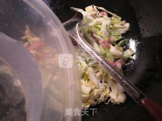 Stir-fried Cabbage with Bacon recipe