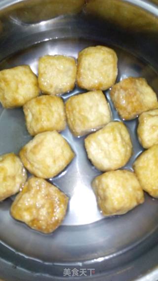 Hakka Fried Tofu Stuffed with Glutinous Rice recipe