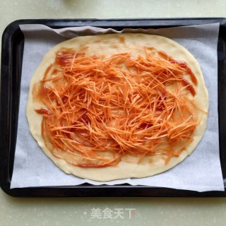 Ham and Vegetable Pizza recipe