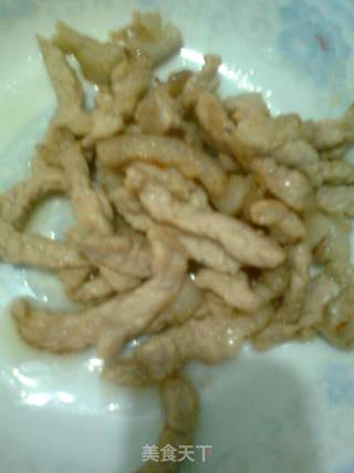 Shuang Mushroom Shredded Pork recipe