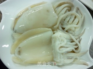 Sauteed Cuttlefish Flower recipe