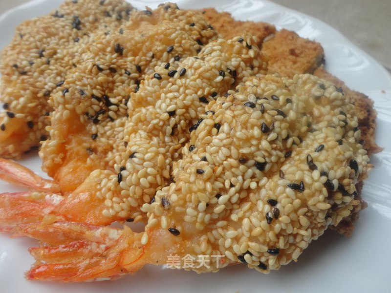 Sesame Shrimp Steak recipe