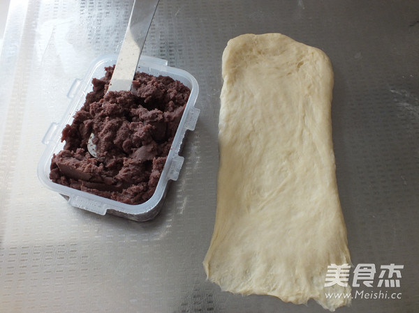 Toast with Red Bean Paste in Soup recipe